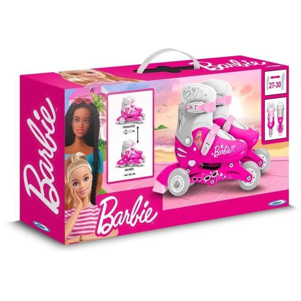 STAMP - Two-in-One 3-Wheel Inline Skates - Barbie