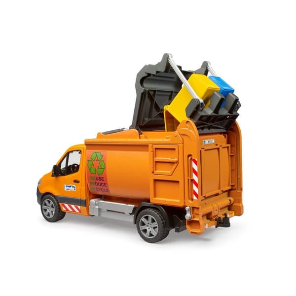 Bruder Mercedes Sprinter Garbage Truck + 2 Containers