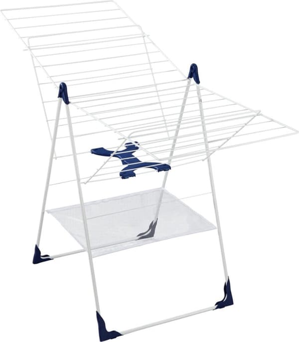 Leifheit Classic 250 Flex Drying Rack White/Blue