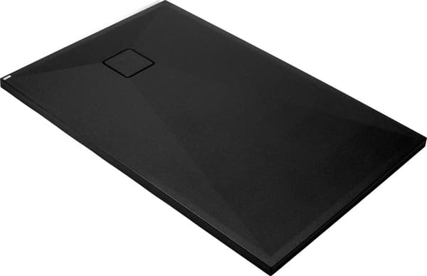 Deante Rectangular Shower Tray Granite 100x70 cm Hydrophobic Nero Black KQR N75B