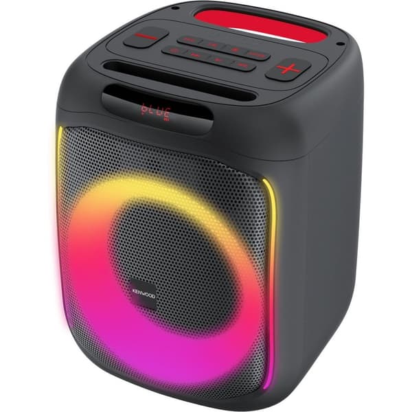 Kenwood AS-P200BT Portable Sound System + Light Black/Red