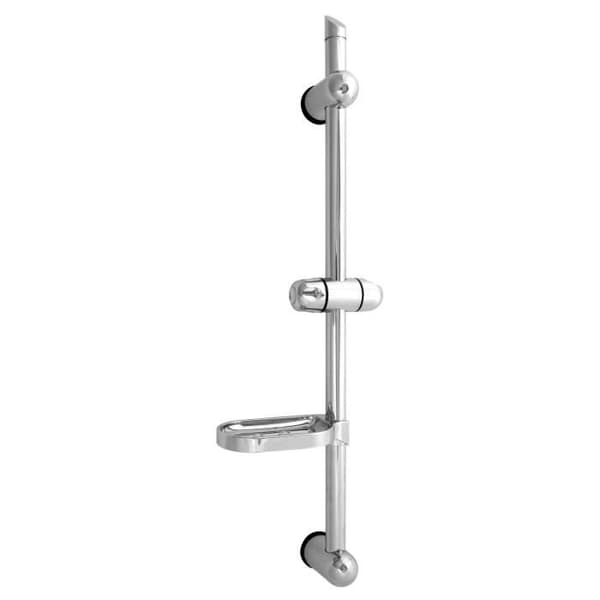 ROUSSEAU Shower Rail - Chrome - 60 cm - Ø 25 mm