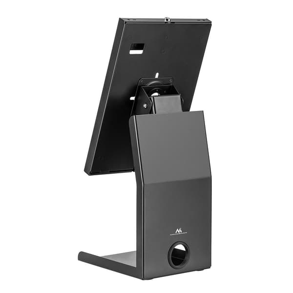 Maclean POS Stand for Tablet & Printer MC-336,1 kg Max, Black, Anti-Theft Lock