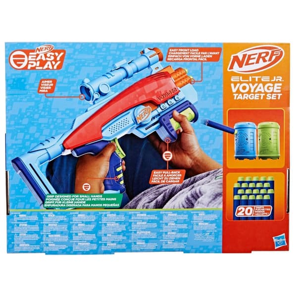 Nerf Junior Elite Voyage Target Set with 20 Darts - Suitable for Ages 6+