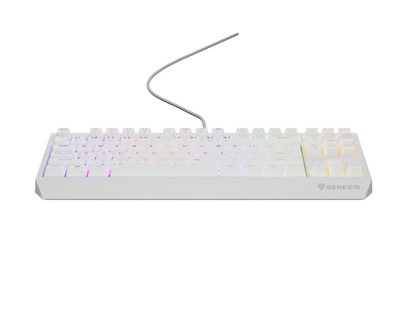 GENESIS Thor 230 TKL Keyboard Gaming USB + RF Wireless + Bluetooth QWERTY White