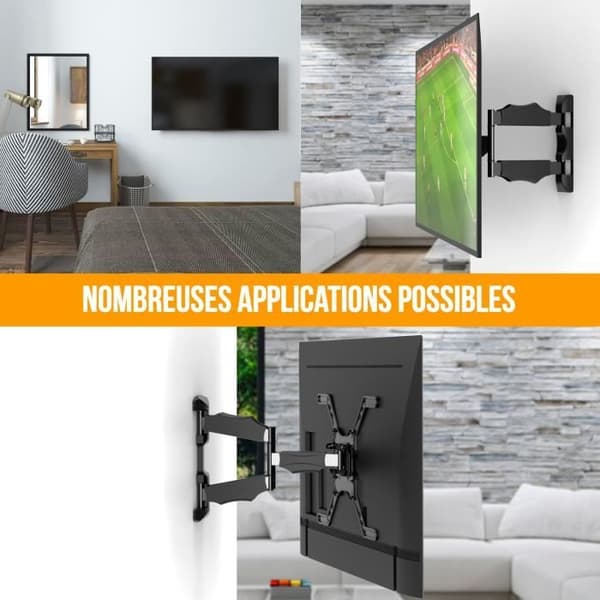 NANOOK Swivel Wall Mount - 40-65 inch - 60° Rotation - 45 kg