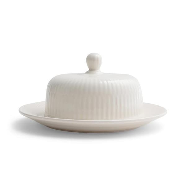 Royal Boch Vienne Butter Dish Earthenware White