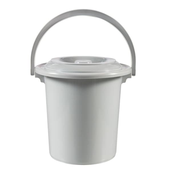 Curver Toilet Bucket 10 L Light Grey