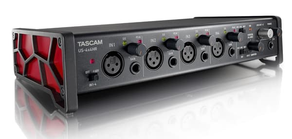 Tascam US-4X4HR Audio Interface for Recording