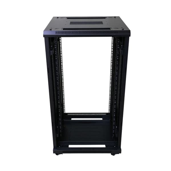 Extralink Rack Cabinet 27U 600x600 Black Standing