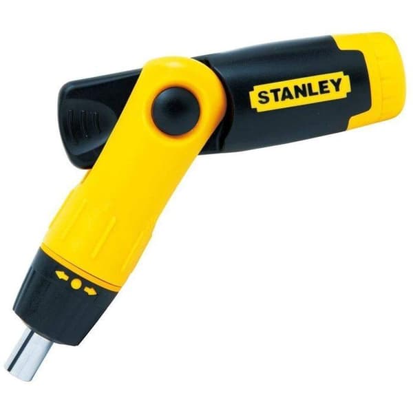 STANLEY Ratcheting Screwdriver Bit Holder - 25-Piece Set - 0-63-022