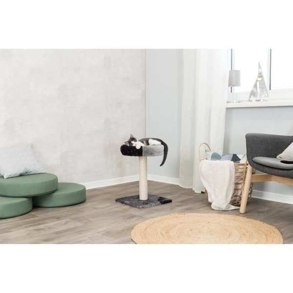 TRIXIE Tarifa Junior Cat Tree 52 cm - Grey and Black