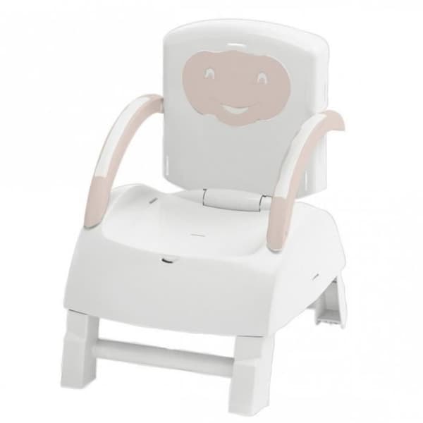 THERMOBABY Booster Seat - Iced Brown - Adjustable for Long-Term Use