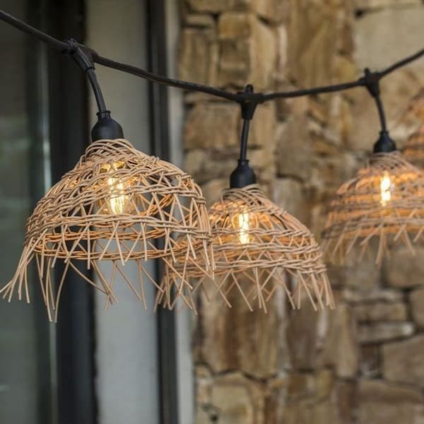 LUMISKY String Lights - Hawaii Light - Connectable - Outdoor - 10 E27 LED Bulbs