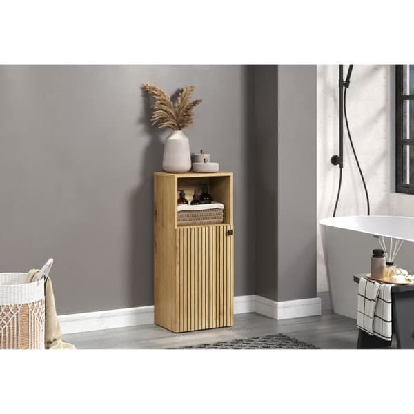 PureBliss Bathroom Cabinet - Oak Decor
