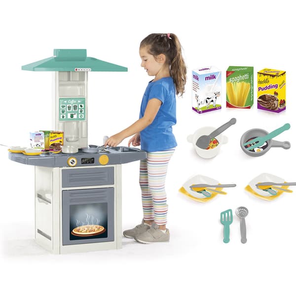 Dolu Chef Kitchen Set with 20 Accessories and Sounds Grey