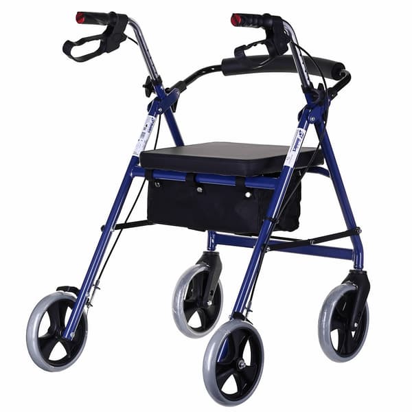 Mobilex Impala Four-Wheel Rehabilitation Stand - Lightweight and Foldable