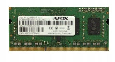 AFOX SO-DIMM DDR3 Memory Module 8GB 1866MHz LV