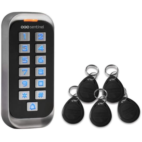 SCS Coding Keypad - 12V Badges - Water-Resistant - CodeAccess RFID