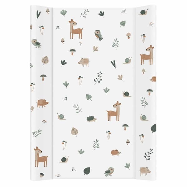 Rotho Changing Pad Forest Animals 50x70 cm White