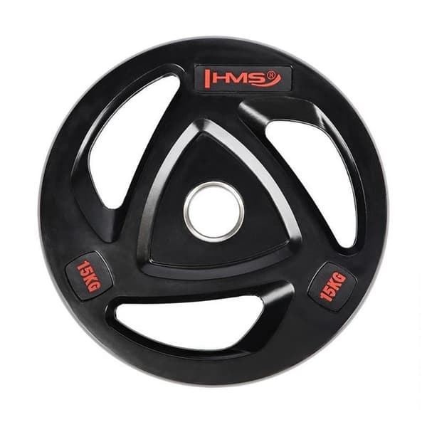 HMS TOX15 Olympic Rubber Weight Plates 15 kg