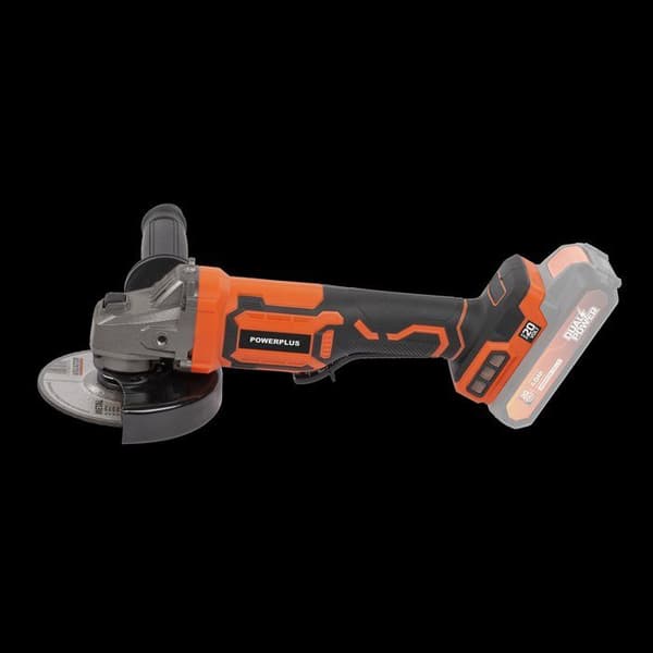 POWERPLUS Cordless Brushless Angle Grinder - POWDP35160 - 20 V - 125 mm Diameter Abrasive Disc