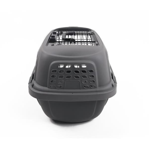 M.PETS ECO GIRO Cat Carrier Plastic Cage Size S Grey