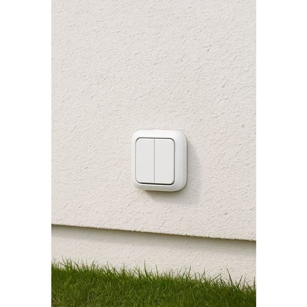 QUARX Aqua Pro Waterproof Double Two-Way Switch, IP55, 10AX