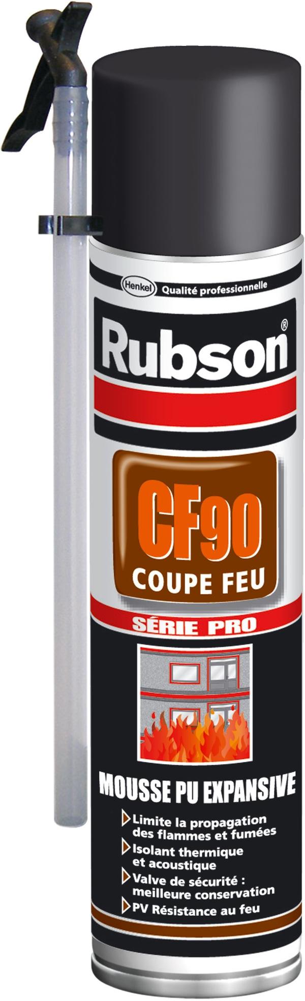 RUBSON Fire-Resistant Expanding Foam Aerosol - CF 90 - 600 ml