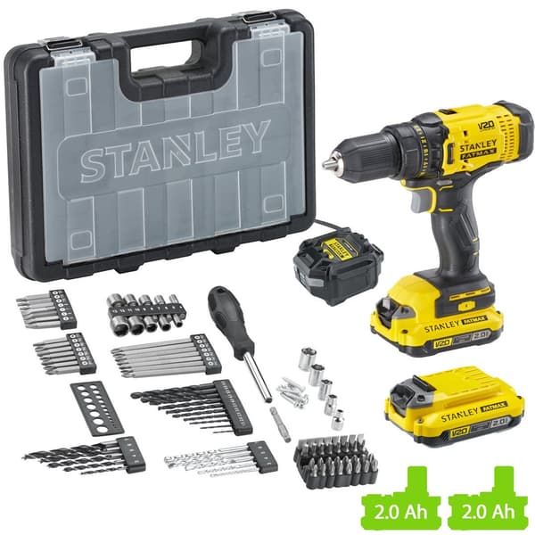 STANLEY SFMCD700D2A-QW 20V Drill/Driver with 2 Batteries