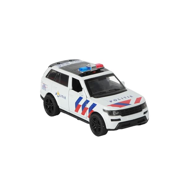 112 Pull-Back Police SUV 1:36 - Die-Cast with Lights and Sound