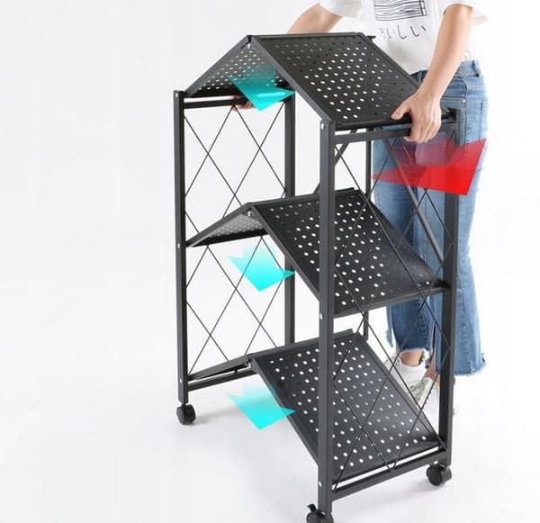 Topeshop REGAŁ FS005 Black Warehouse Shelf - Model: FS005