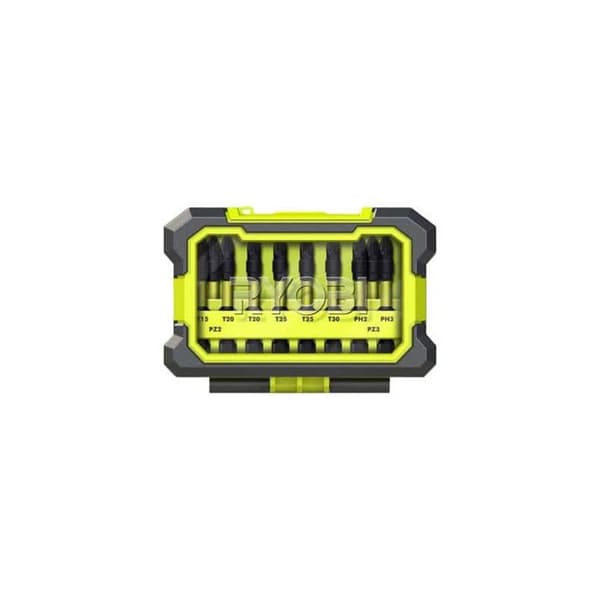 RYOBI - 10-Piece Shockproof Screw Accessory Case - RAK10MSDI