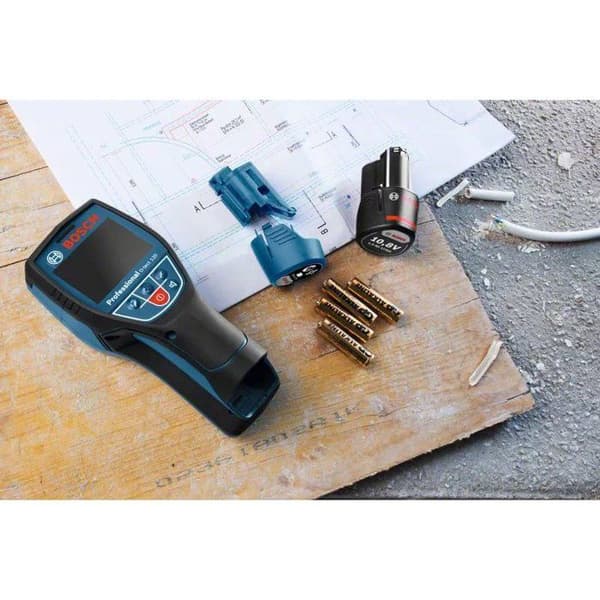 Bosch Professional D-Tect 120 Wall Detector, Max Depth 120 mm, Dual Power Source - 0601081308