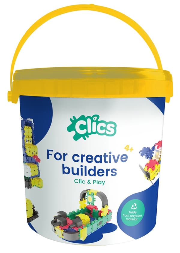 CLICS CD007 Building Toy 275 Pieces Educational STEM Set for 3+