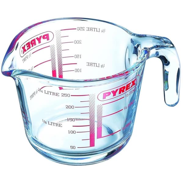 Pyrex Glass Measuring Cup 500 ml - Borosilicate - Dishwasher and Microwave Safe