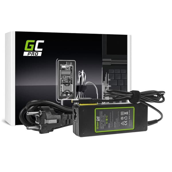 Green Cell AD39AP Power Adapter 90W Indoor, Black