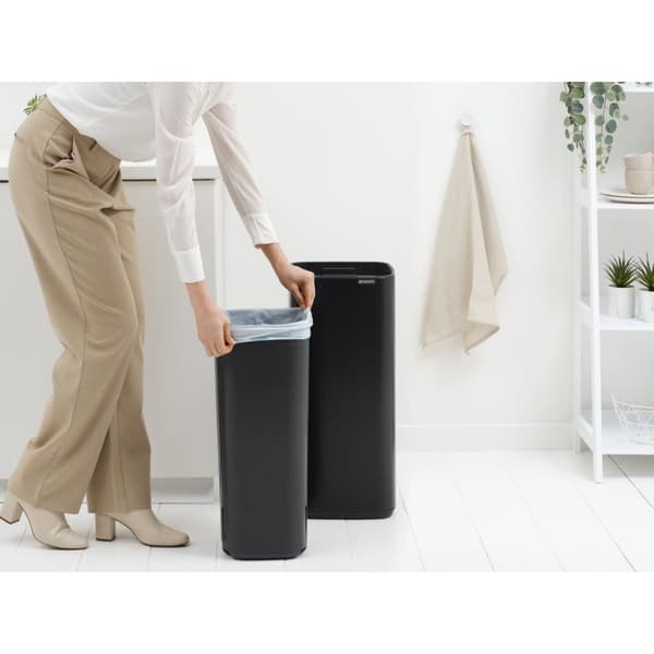 Brabantia Bo Touch Bin Waste Bin 30 L Matte Black