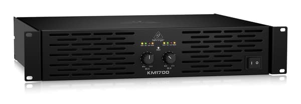Behringer KM1700 Power Amplifier - 2x800W 4 Ohms - Black