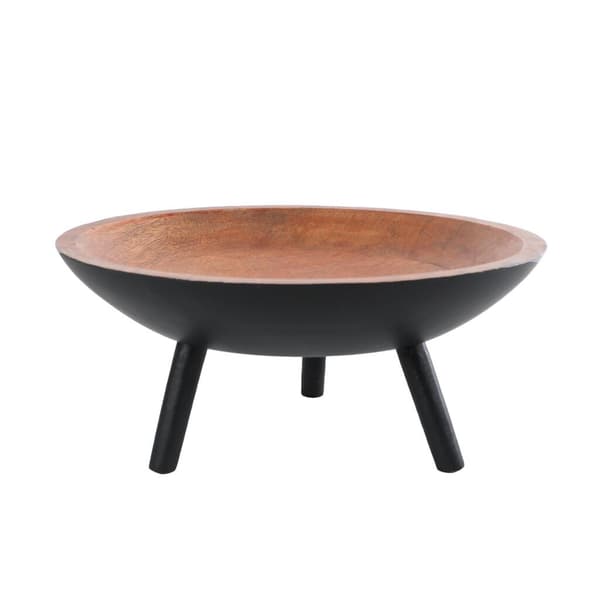 Mango Wood Serving Dish Sieb Natural/Black