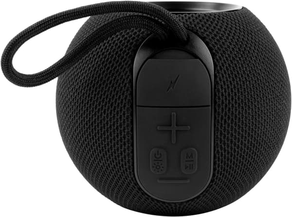 BIGBEN PARTY - Light-up Bluetooth Speaker - Black - Bluetooth 5.3 - USB-C Rechargeable