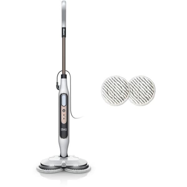 SHARK S8201EU Steam Mop - Automatic - 2 Rotating Pads - 3 Steam Settings