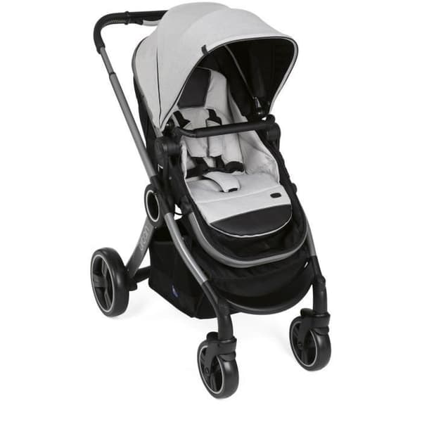 CHICCO Urban Pro Stroller - Grey Mist - Reversible Seat - Compact Fold