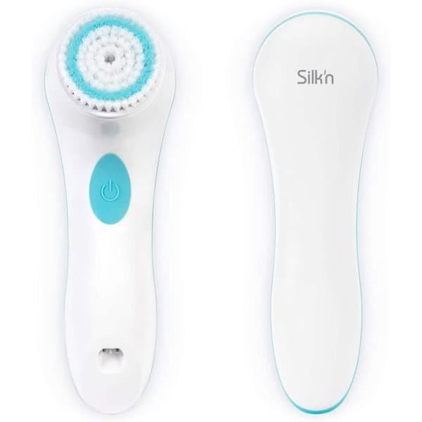 SILK'N PURE Facial Cleansing Brush - Combination and Sensitive Skin - 4 Cleansing Programs