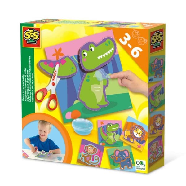 SES Creative I Learn to Cut and Paste Set for Young Children
