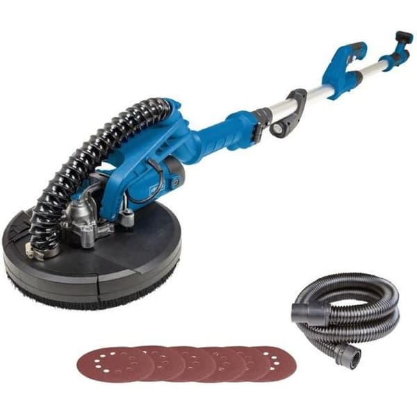 SCHEPPACH DS920X Telescopic Wall and Ceiling Sander - 210 mm - 710W - Includes Hose and Abrasive Discs