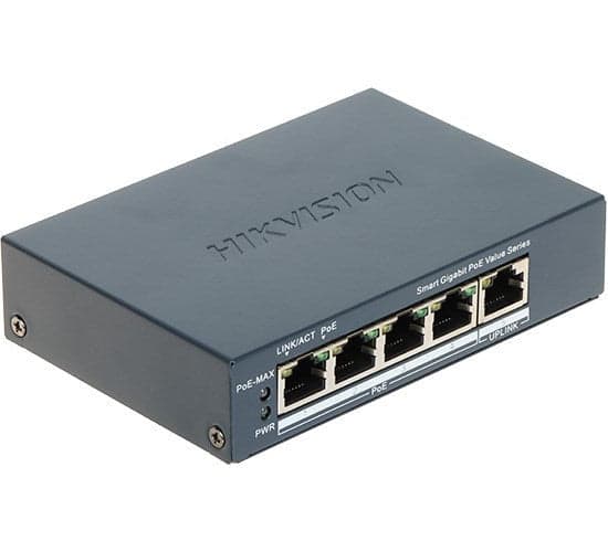 Hikvision 4-Port POE Switch Gigabit 45W