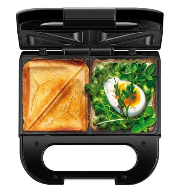 MPM Sandwich Toaster 800W for 4 Triangular Sandwiches MOP-49M