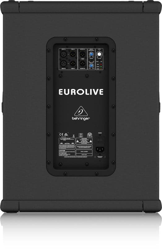 Behringer EUROLIVE B1500XP Loudspeaker 2-Way Black Wired
