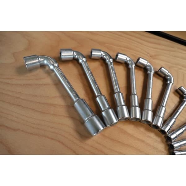 KS TOOLS - Open-End Socket Wrench Set - 12 pcs - 6-Point - 7 to 24 mm - 517.0442